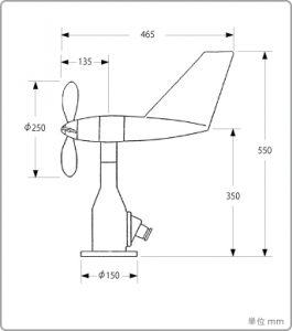 風向風速計 マリンベーン 《FV-301》